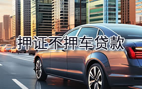 阳江押证不押车贷款